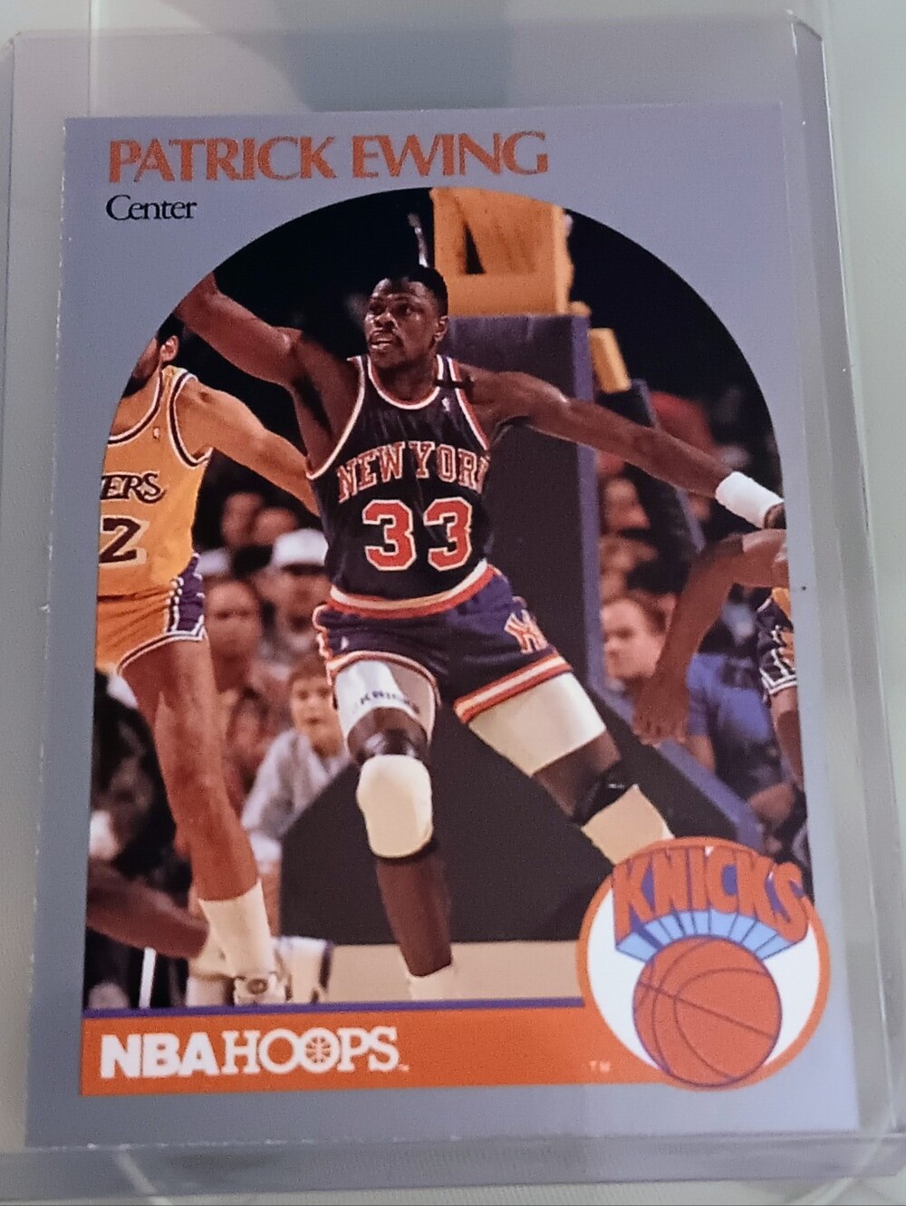 1990-91 NBA Hoops - #203 Patrick Ewing